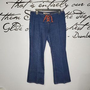 Flare Jeans | Lace Up | Y2K | Paris Blues Originals, 11